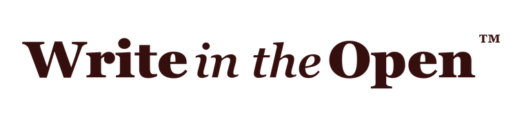 Write in the Open